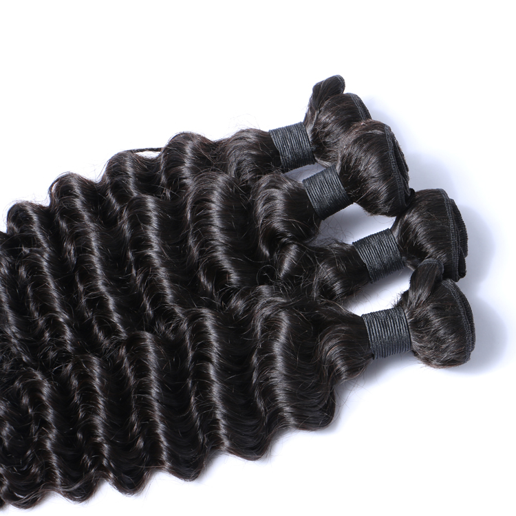 Deep Wave Style and Remy Hair Hair Grade virgin  hair weave bundles YL144 